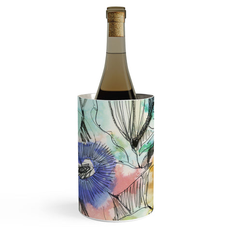 CayenaBlanca Pastels Flowers Wine Chiller