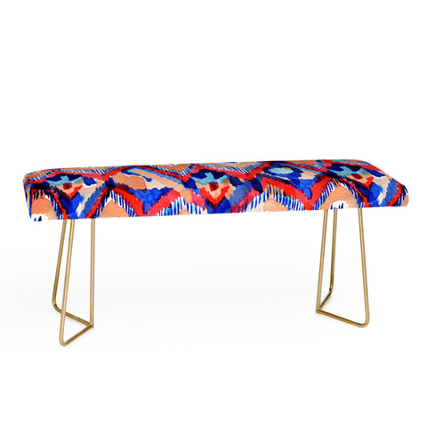 CayenaBlanca Peacock Texture Bench