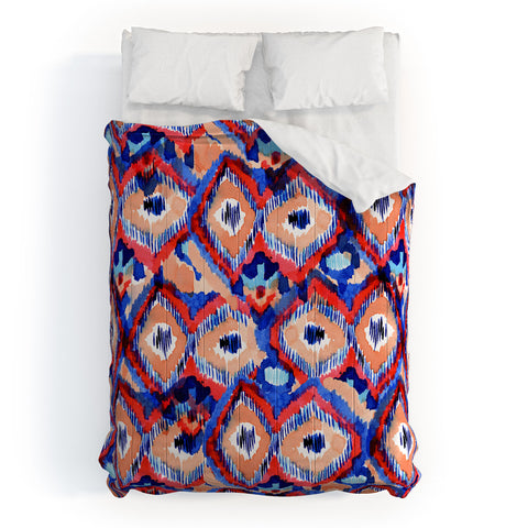 CayenaBlanca Peacock Texture Comforter