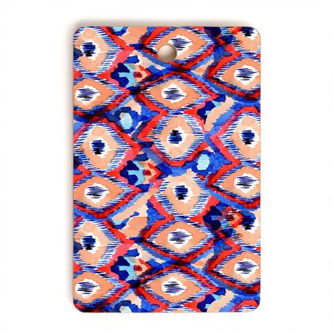 CayenaBlanca Peacock Texture Cutting Board Rectangle
