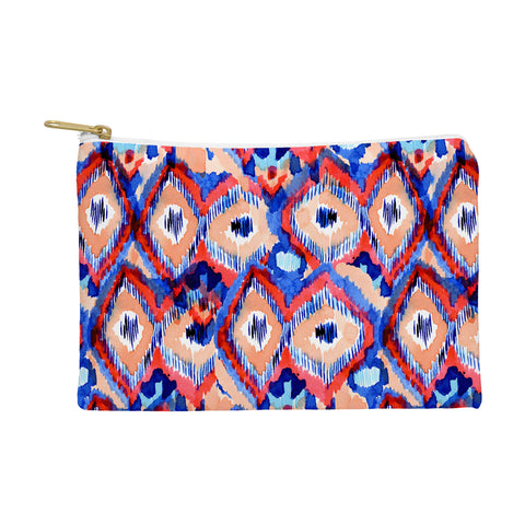 CayenaBlanca Peacock Texture Pouch