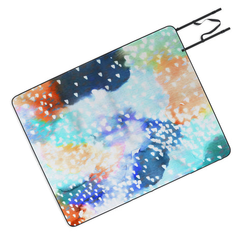CayenaBlanca Rainy Sky Picnic Blanket
