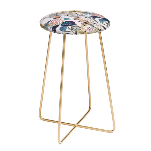 CayenaBlanca Romantic Botanicals Counter Stool