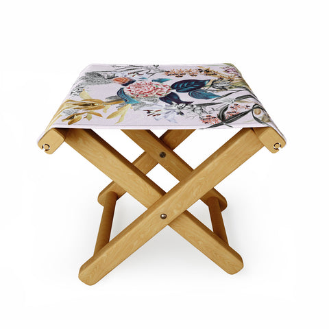 CayenaBlanca Romantic Botanicals Folding Stool