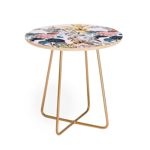 CayenaBlanca Romantic Botanicals Round Side Table