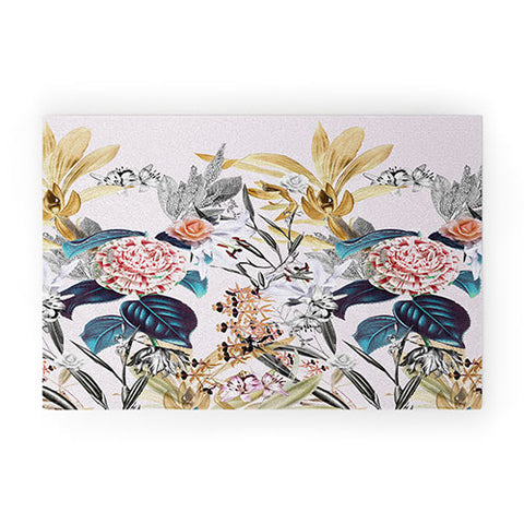 CayenaBlanca Romantic Botanicals Welcome Mat