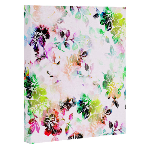 CayenaBlanca Romantic Flowers Art Canvas