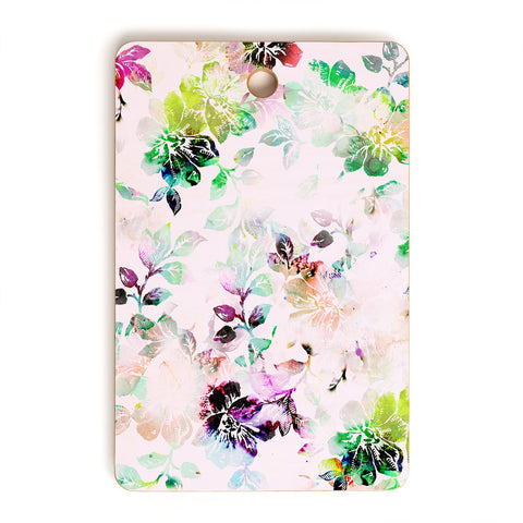 CayenaBlanca Romantic Flowers Cutting Board Rectangle