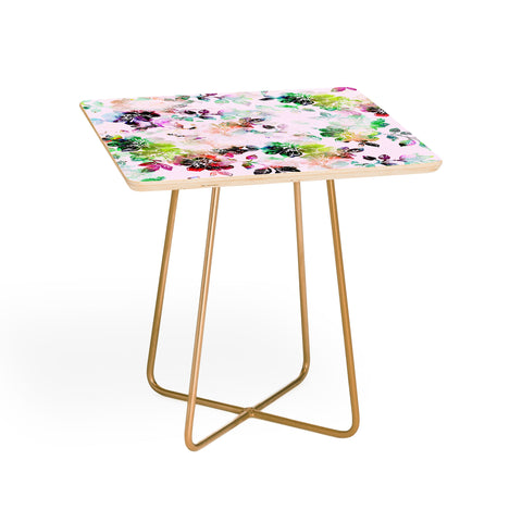 CayenaBlanca Romantic Flowers Side Table