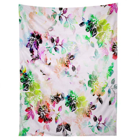 CayenaBlanca Romantic Flowers Tapestry