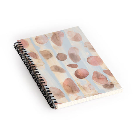 CayenaBlanca Salted Rocks Spiral Notebook