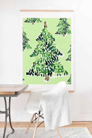 CayenaBlanca Smells Like Christmas Art Print And Hanger