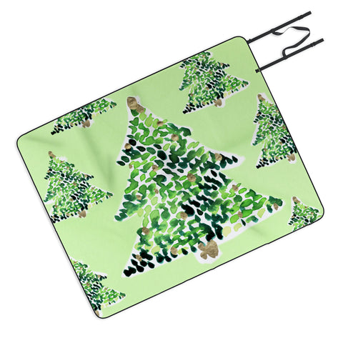 CayenaBlanca Smells Like Christmas Picnic Blanket