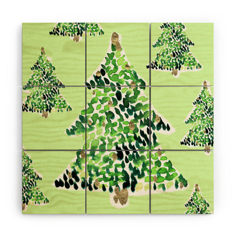 CayenaBlanca Smells Like Christmas Wood Wall Mural