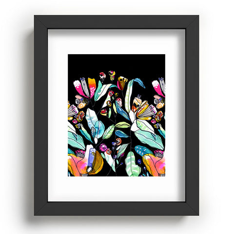 CayenaBlanca Spring WildFlowers Recessed Framing Rectangle