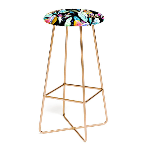 CayenaBlanca Spring WildFlowers Bar Stool