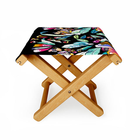 CayenaBlanca Spring WildFlowers Folding Stool