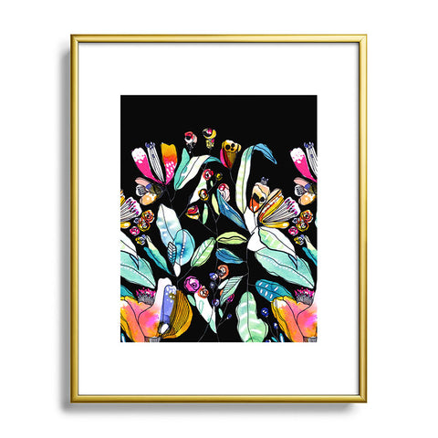 CayenaBlanca Spring WildFlowers Metal Framed Art Print