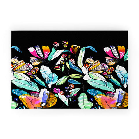 CayenaBlanca Spring WildFlowers Welcome Mat