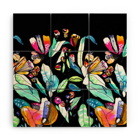 CayenaBlanca Spring WildFlowers Wood Wall Mural
