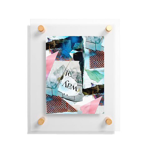 CayenaBlanca Street Collage Floating Acrylic Print