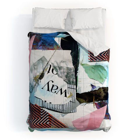 CayenaBlanca Street Collage Comforter