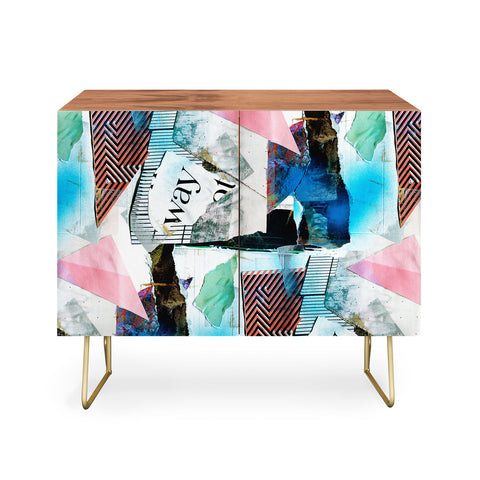 CayenaBlanca Street Collage Credenza