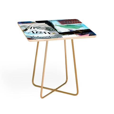 CayenaBlanca Street Collage Side Table