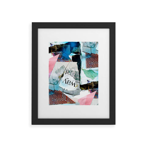CayenaBlanca Street Collage Framed Art Print