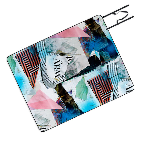CayenaBlanca Street Collage Picnic Blanket
