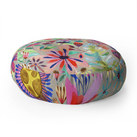 CayenaBlanca Summer Nights Floor Pillow Round