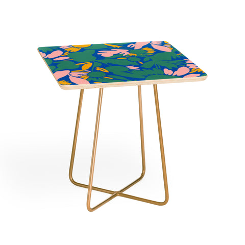 CayenaBlanca Sunflower Silhouettes Side Table