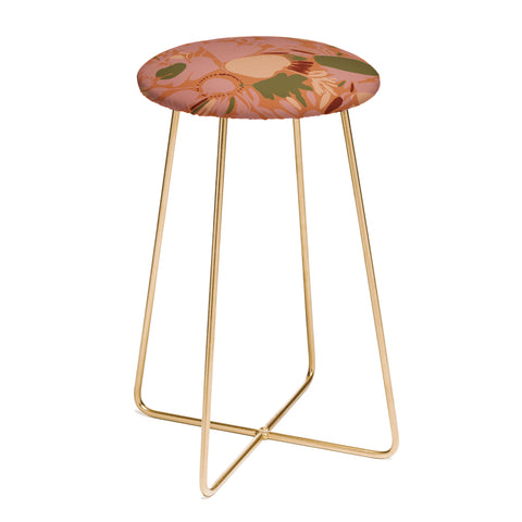 CayenaBlanca Sunrise shapes Counter Stool
