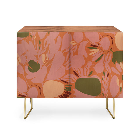 CayenaBlanca Sunrise shapes Credenza