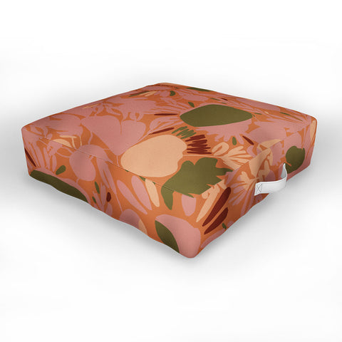 CayenaBlanca Sunrise shapes Outdoor Floor Cushion