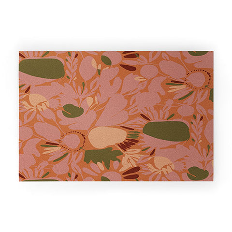 CayenaBlanca Sunrise shapes Welcome Mat