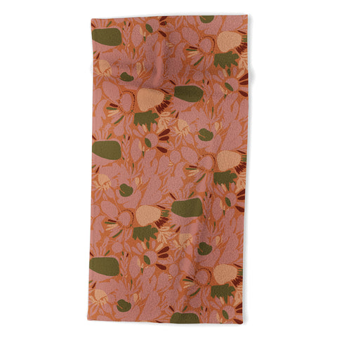 CayenaBlanca Sunrise shapes Beach Towel