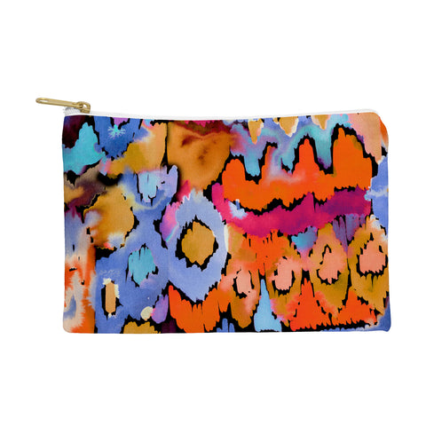 CayenaBlanca Sunset Ikat Pouch