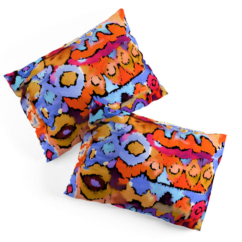 CayenaBlanca Sunset Ikat Pillow Shams