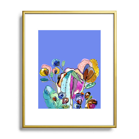 CayenaBlanca Surreal Garden Metal Framed Art Print