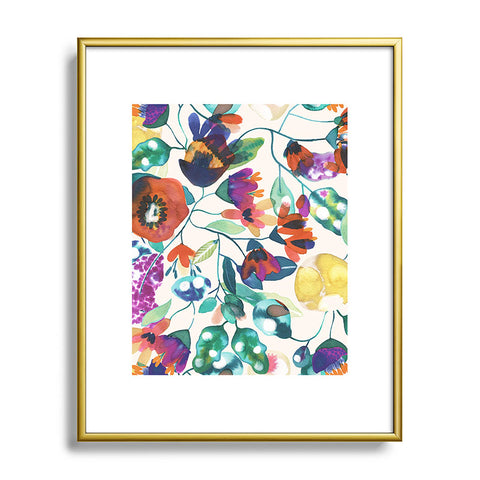 CayenaBlanca Tonada Metal Framed Art Print