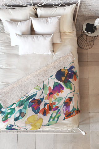 CayenaBlanca Tonada Fleece Throw Blanket