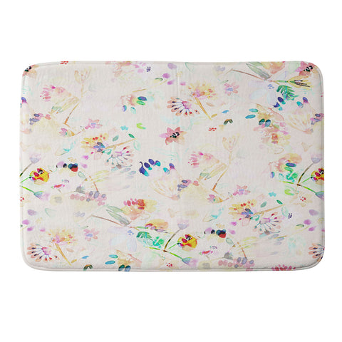 CayenaBlanca Transparencies Memory Foam Bath Mat