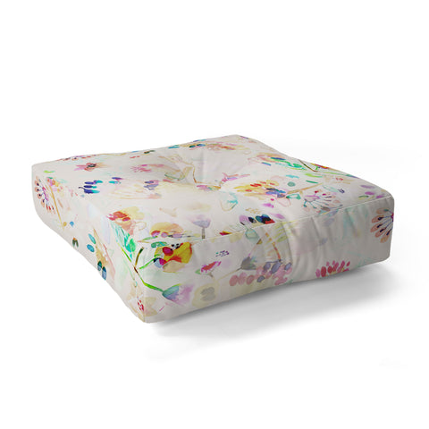 CayenaBlanca Transparencies Floor Pillow Square