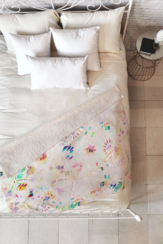 CayenaBlanca Transparencies Fleece Throw Blanket