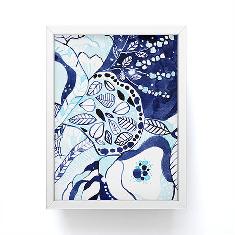 CayenaBlanca Tribal Texture Framed Mini Art Print