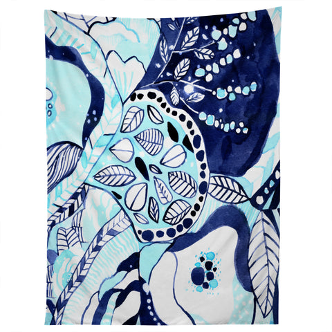 CayenaBlanca Tribal Texture Tapestry