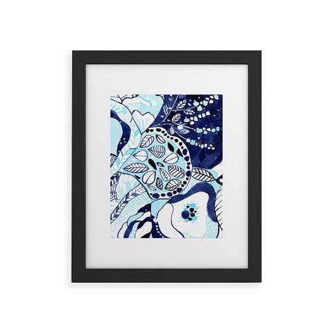 CayenaBlanca Tribal Texture Framed Art Print
