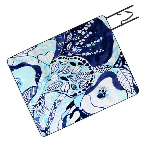 CayenaBlanca Tribal Texture Picnic Blanket