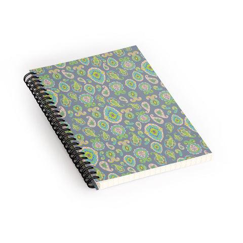 CayenaBlanca Tropic Paisley Spiral Notebook